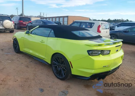 2020 Chevrolet Camaro Rwd Zl1 из США, поврежденный, VIN 1G1FJ3D64L0107265